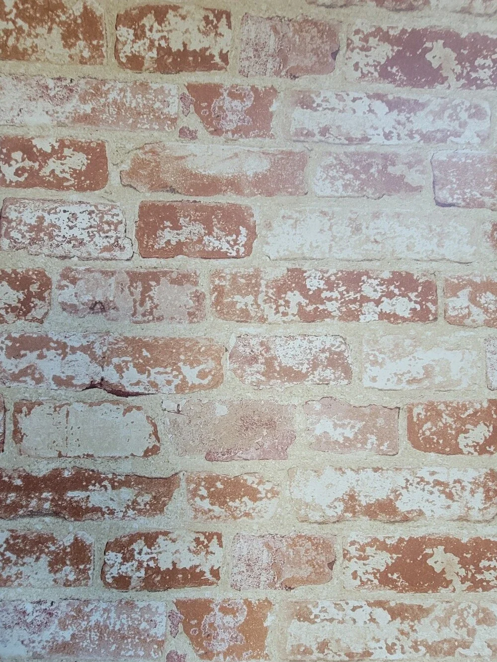 Wallpaoer Stuccoed Rustic Brick-Effect